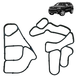 Junta Trocador De Calor Radiador Óleo Jeep Cherokee 3.0 V6 Diesel 2011 2012 2013 2014 2015 2016 2017 2018 2019 68148342AA