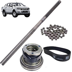 Kit Cremalheira Rolamento Correia Caixa Direção Elétrica Ford Ranger 2017 a 2020