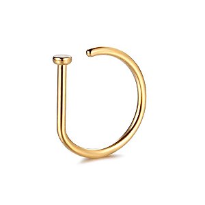 Piercing D-Ring, Ouro18K