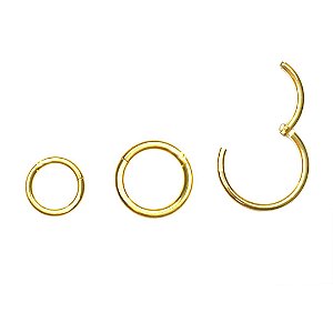Piercing Argola Lisa  -PVD Gold