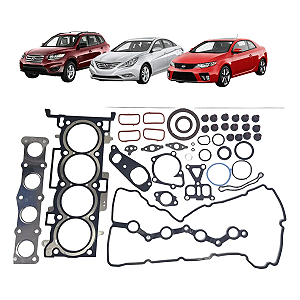 Junta Cabeçote Santa Fe Sonata 2.4 2009 2012 2.4 Motor G4ke