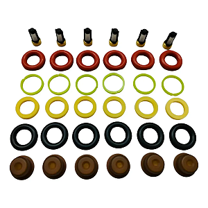 Reparo 6 Bico Injetores Bosch Chevrolet Omega Mustang Marea