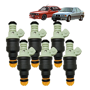 6 Bicos Injetores Bmw 325i 320i 36 1991 A 1998 M3 0280150415