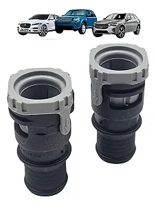 2 Conector Mangueira Ar Quente Freelander 2 / Volvo Xc60