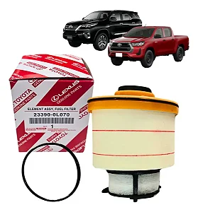 Filtro De Combustível Toyota Hilux Sw4 2.8 Nova 233900l070 2006 em Diante