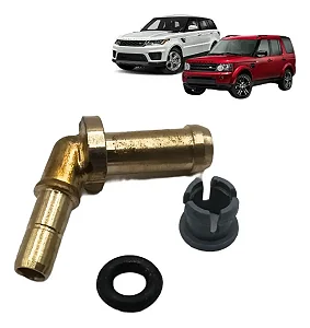 Conector Mangueira Válvula Termostato Saída Agua Land Rover