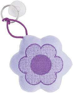 Chaveiro flor lilás