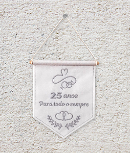 Flâmula Bodas de Prata 25 anos Para todo o Sempre