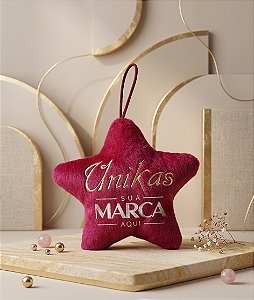 Personalizado - Enfeite de Natal estrela