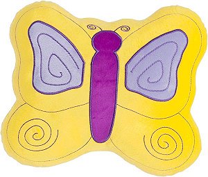 Almofada borboleta amarela