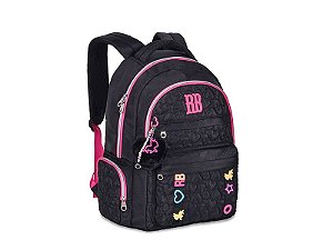 Juvenil Mochila De Costas Rebecca Bonbon Rb24537 Preta