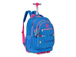 Juvenil Mochila Com Rodas Rebecca Bonbon Rb24538 Azul