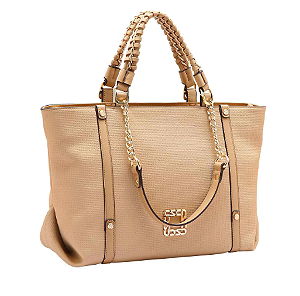 Bolsa Tote Bag Chenson 3485055 Bege