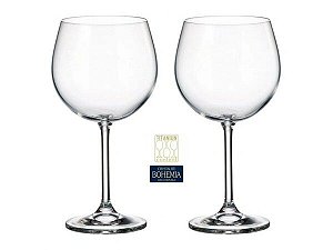 Jogo Taça Gin Tônica 600ml Cristal Titânio 2 Unidades - Bohemia
