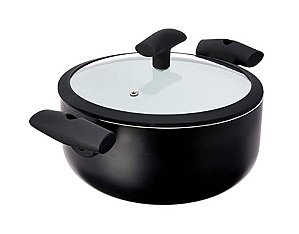 Panela Caçarola Alumínio Revestimento Cerâmica  Soft Touch 18cm - Hercules