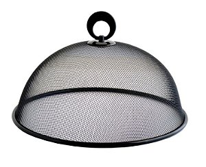 Protetor de Alimentos Tela Rígida Premium Black 24cm - Mimo Style
