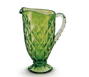Jarra de Vidro Verde Vitral Verre Premium 1,2 Litros - Mimo Style