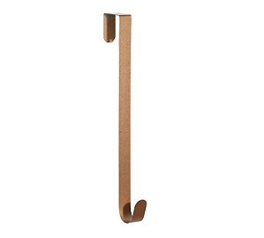 Suporte Para Guirlanda Encaixe Porta Metal Rosê Fosco Prime 38cm - Magizi