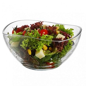 Saladeira Premium Design Vidro Vira 1880ml Lav - Vitrizi