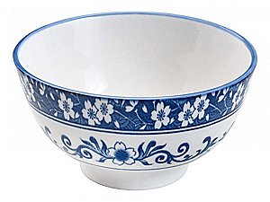 Tigela Bowl Porcelana Blue Garden Grande 350ml