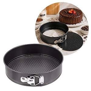 Forma de Bolo Antiaderente com Fundo Removível 26cm - Yazi
