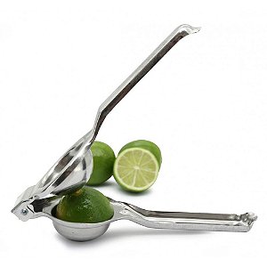Espremedor de Limão Inox Manual - Yazi - 20cm - Prata