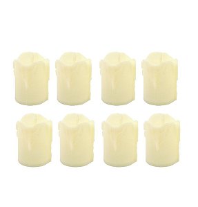 Kit 8 Mini Velas Eletrônica LED 5cm - Yangzi