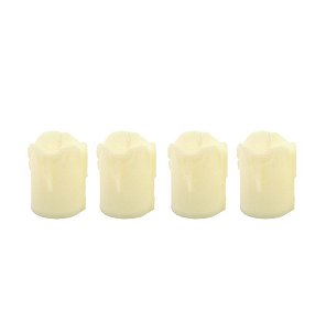 Kit 4 Mini Velas Eletrônica LED 5cm - Yangzi