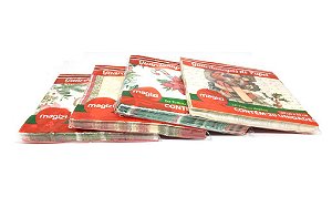 Kit Guardanapos Decorados Natal Folhas Duplas  33cm 80 un