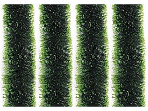 Kit Festão PVC Verde Duo 9cmx2m 4 Peças Total 8 Metros