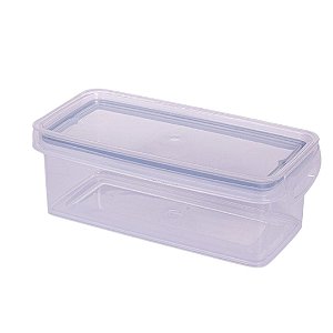Porta Mantimento Hermético Trava Mais Retangular 875ml - Plasútil