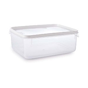 Pote Retangular Moduline Freezer e Micro-ondas Super Resistente 4,3 Litros - Plasútil