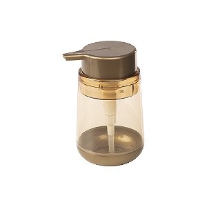 Porta Sabonete Líquido Acrílico Blend Âmbar 330ml - Plasútil