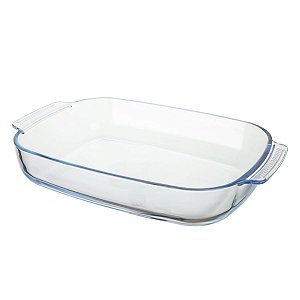 Assadeira Vidro Retangular Borossilicato 32cm 3,8 Litros - Tuut