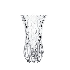Vaso Vidro Transparente Barcelos Luxo 23cm - Mek
