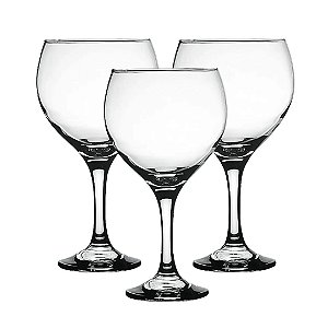 Jogo 3 Taças Para Gin Tônica Vidro Eden Premium 630ml - Glass