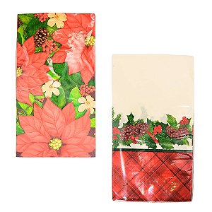 Kit Guardanapos Natalinos Decorados Estampas Diversas 40 Folhas Duplas 20x11cm - Magizi