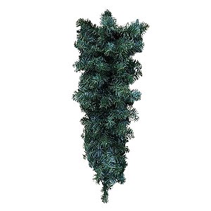 Pingente Festão Ramificado 60cm 92 Galhos Verde Decoração Natalina - Magizi