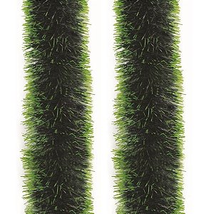 Kit Festão PVC Verde Duo 9cmx2m 2 Peças Total 4 Metros - Master Christmas