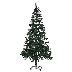 Árvore de Natal Pinheiro Verde Prime Tradicional 800 Galhos 2,40m Pés de Ferro - Bela Flor