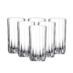 Jogo de Copos Vidro Veneza 320ml 6 Unidades - Havan Casa