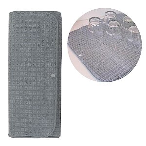 Escorredor de Louça Absorvente Dobrável Para Pia Cozinha Pratik 48cmx40cm - Tuut