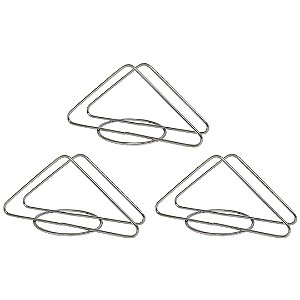Kit 3 Porta Guardanapos Aramado Aço Cromado Prime - Araminas