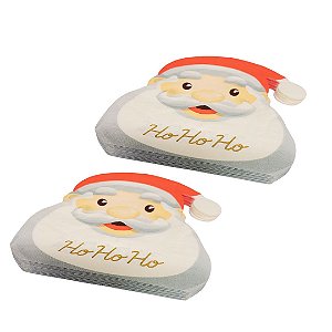 Kit Guardanapo Natal Papai Noel 40 Folhas Duplas 16cm - Magizi