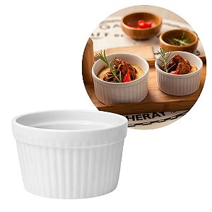 Ramequim Porcelana Branca Premium Tradicional 150ml - Lyor