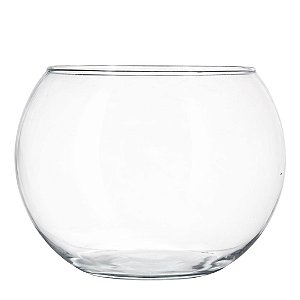 Aquário De Vidro Vaso Gigante Terrário Para Arranjo Flor Decoração 9,8 Litros