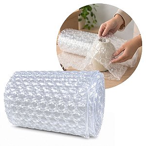 Plástico Bolha Rolo 10 metros x 32cm Manta Colmeia Premium Destacável Ultra Resistente Transporte Proteção