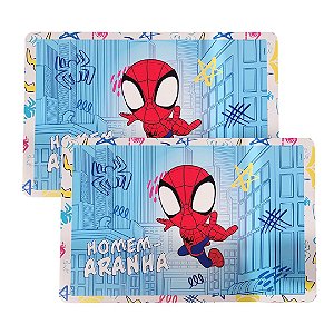 Jogo Americano Infantil Homem-Aranha Marvel 43x28cm Licenciado 2 Unidades