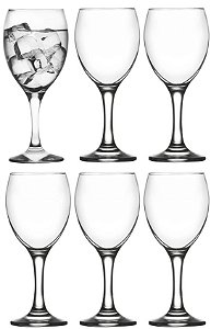 Jogo Taça Empire Água 340ml Vidro 6 Unidades - Vitrizi