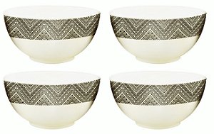 Jogo Mini Tigela Fibra de Bambu Premium 320ml 4 Unidades - Yazi